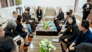 ร่วมพิธีลงนามบันทึกข้อตกลงความร่วมมือทางวิชาการระหว่าง มรภ.เทพสตรี กับ บริษัท เอสเค. ฟู้ดส์ 1975